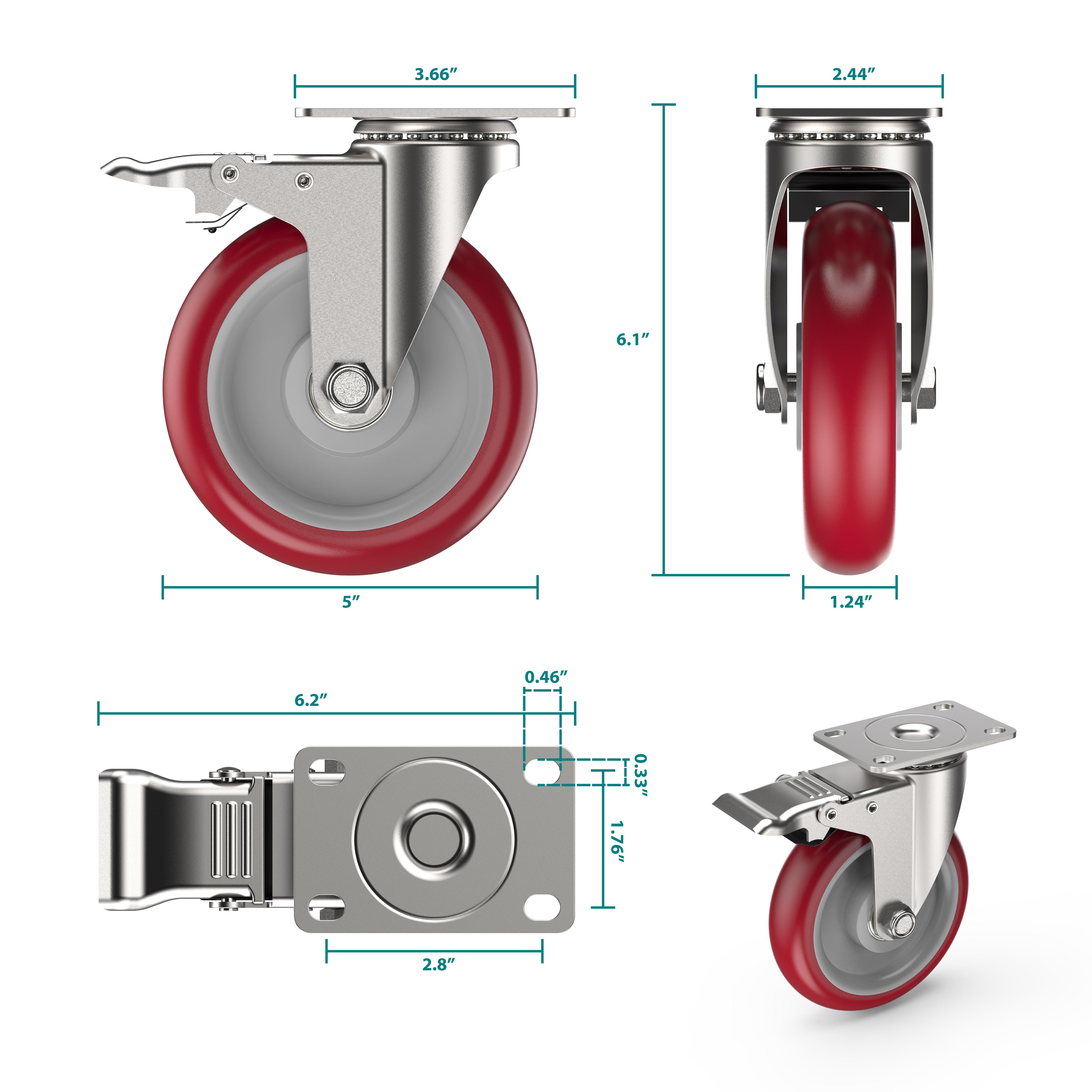 swivel casters